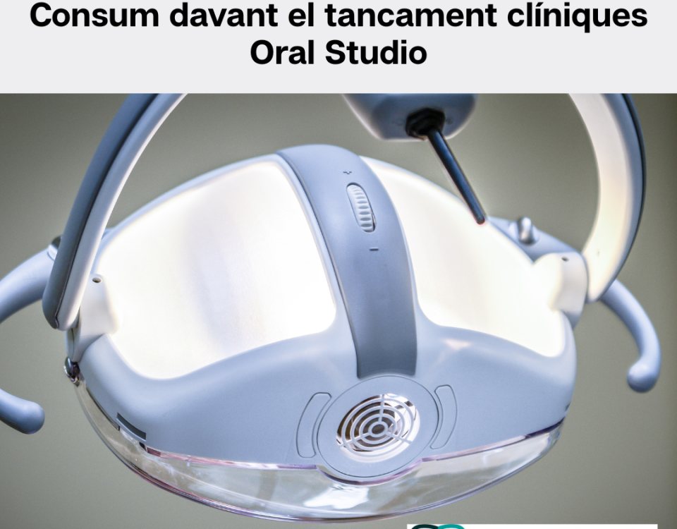 Recomanacions de Consum pel tancament Oral Studio