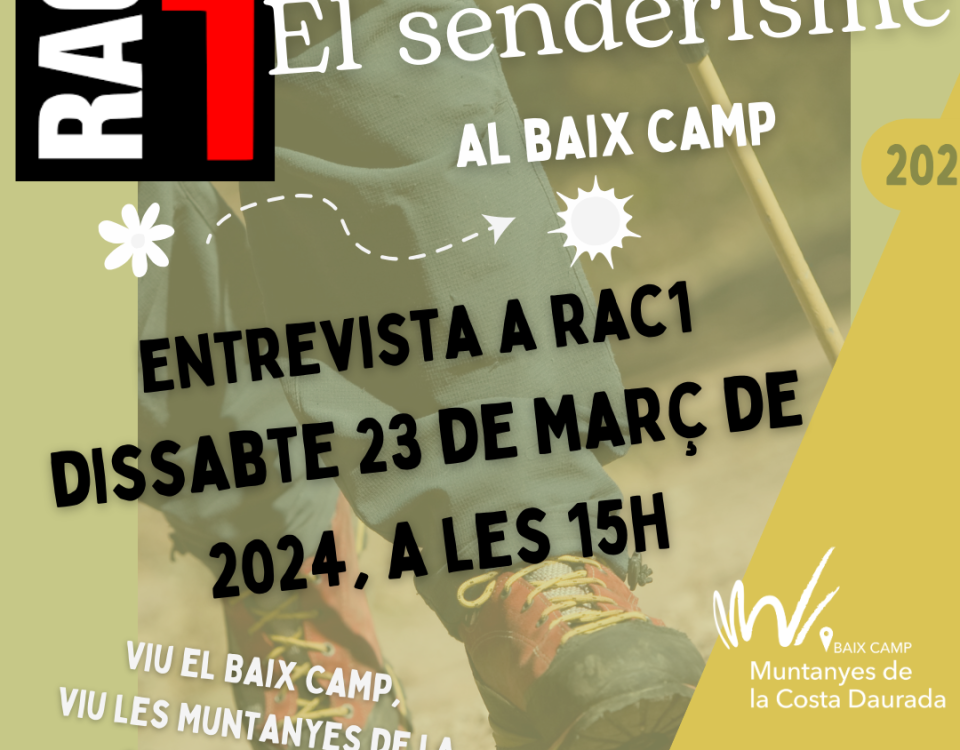 El senderisme al Baix Camp, entrevista a Rac1