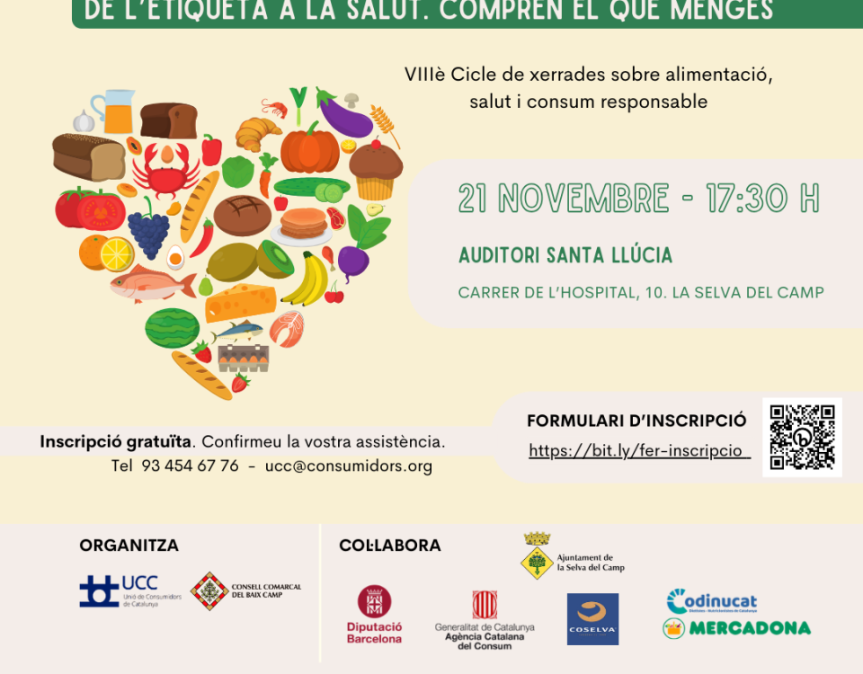 Xerrada sobre alimentació, salut i consum responsable