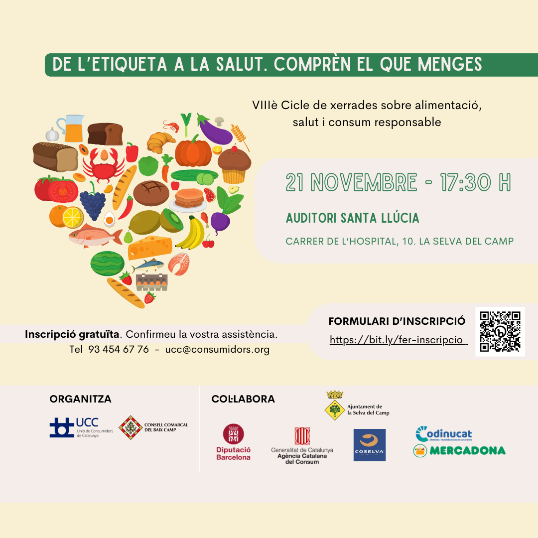 Xerrada sobre alimentació, salut i consum responsable