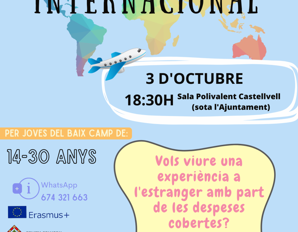 Xerrada sobre mobilitat internacional per a joves