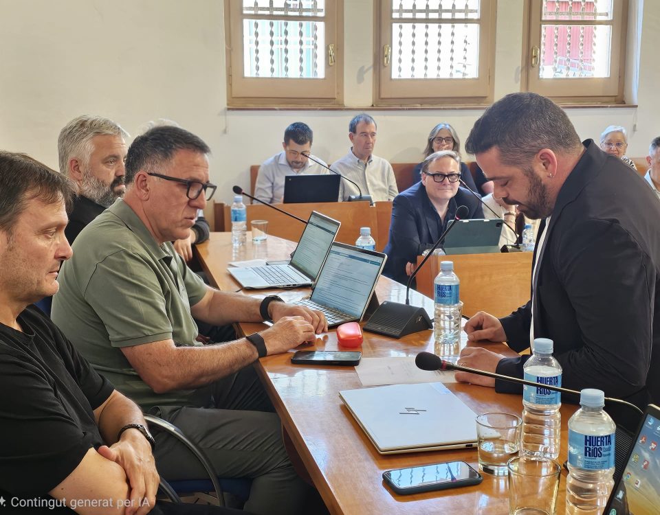 El nou conseller comarcal Francesc Mestre Pellicé pren possessió del càrrec en el Ple del Consell Comarcal del Baix Camp